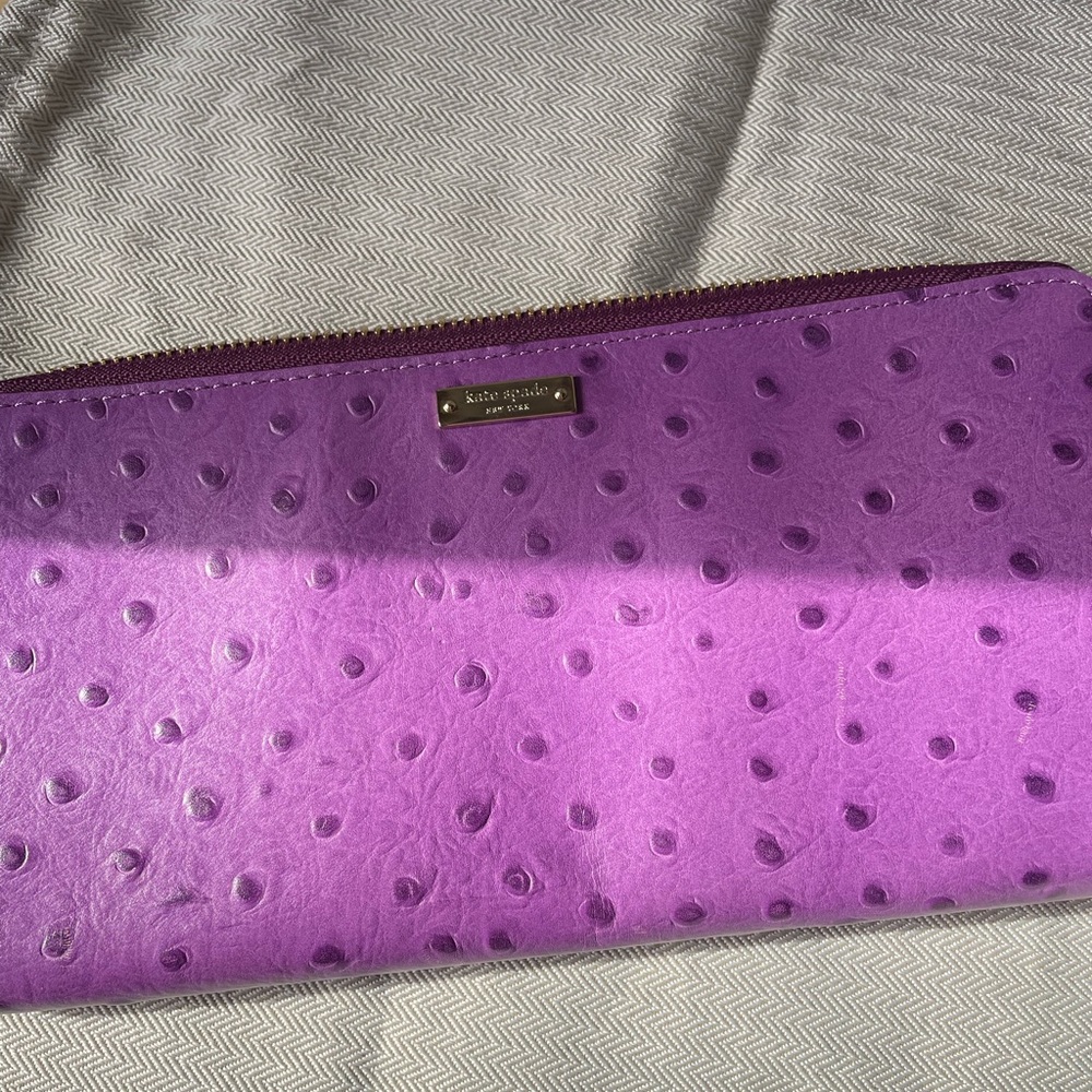Kate Spade Purple Clutch Wallet